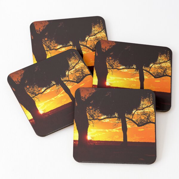 Item preview, Silhouette of Trees at Sunset designed and sold by MercerImages.