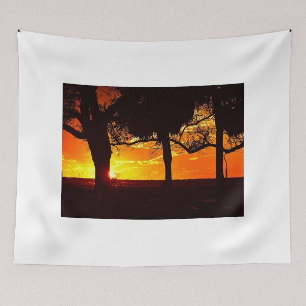 Item preview, Silhouette of Trees at Sunset designed and sold by MercerImages.