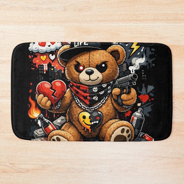 Item preview, Love & Hate Choose Your Side Teddy Bear Valentine's Day Dark designed and sold by Sitchko.