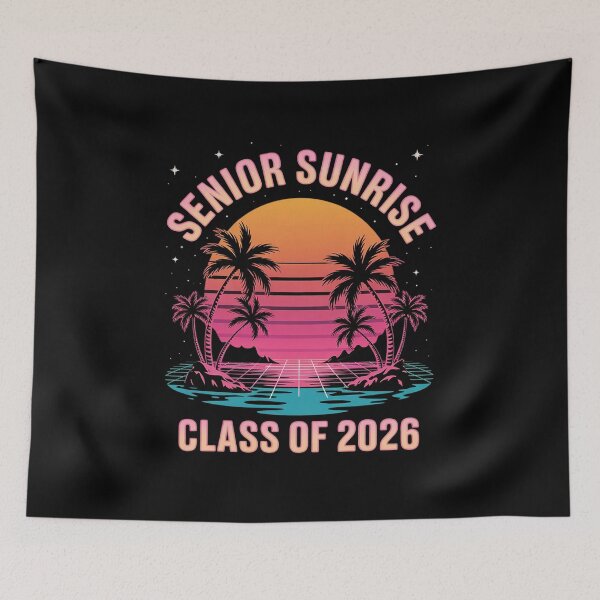 Item preview, Senior Sunrise 2026 Boho Colorful High School Jenior 6 designed and sold by angolinnArt.