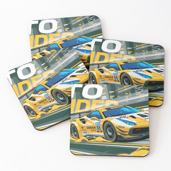 Item preview, GTO Speed Racing Poster – Modern GT Car Wall Art, Motorsport Decor for Man Cave & Office designed and sold by AbstractAuraArt.