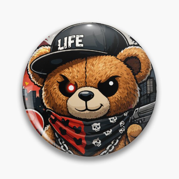 Item preview, Love & Hate Choose Your Side Teddy Bear Valentine's Day designed and sold by Sitchko.