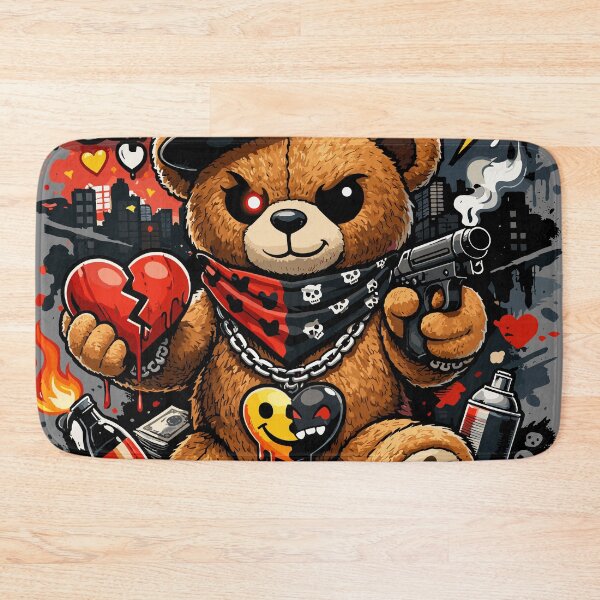 Item preview, Love & Hate Choose Your Side Teddy Bear Valentine's Day designed and sold by Sitchko.