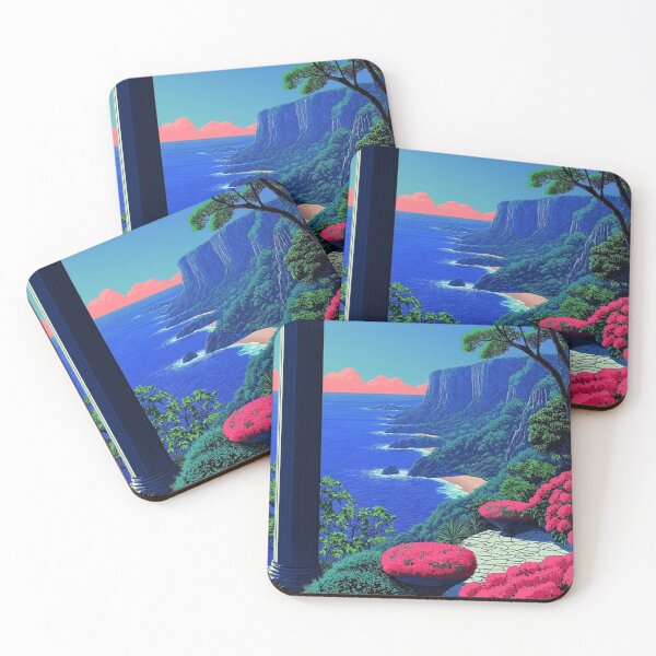 Item preview, Endless Summer Breeze – Retro Japanese Coastal Dream designed and sold by Bondira-Spono.