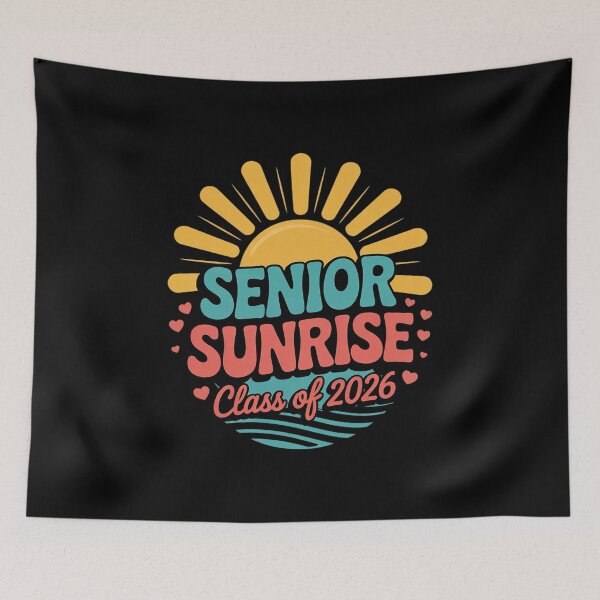 Item preview, Senior Sunrise 2026 Boho Colorful High School Jenior  7 designed and sold by angolinnArt.