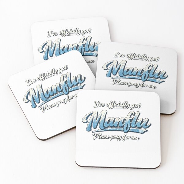Item preview, I’ve Officially Got Manflu – Funny Sick Joke Quote Design designed and sold by GarnerSupplyCo.