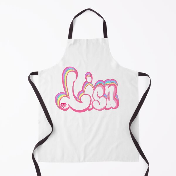 Item preview, Lisa popular girls and women first name in white with pastels. Personalized personalised customised name Lisa designed and sold by Artonmytee.