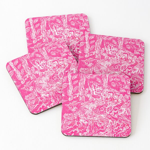 Item preview, Path of peace pink glitched illustrative designed and sold by Aimzeescrazycreations.