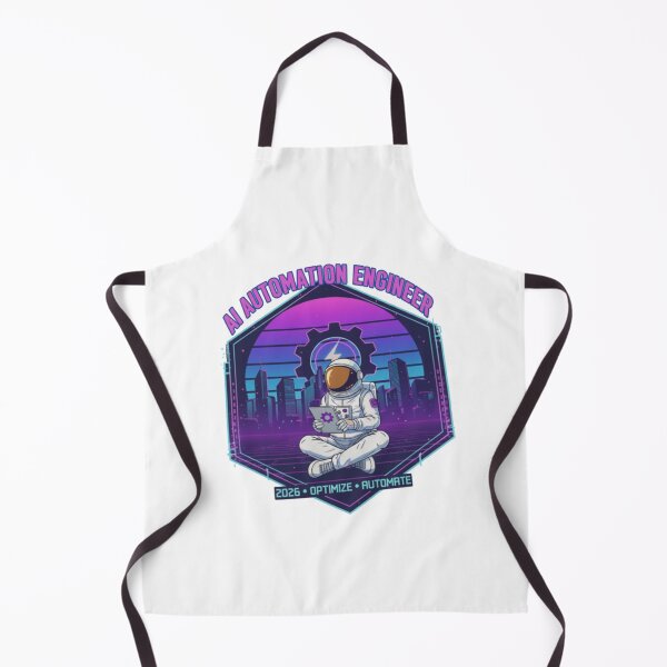 Item preview, AI Automation Engineer Astronaut - Synthwave Retro Tech designed and sold by Alta-store.