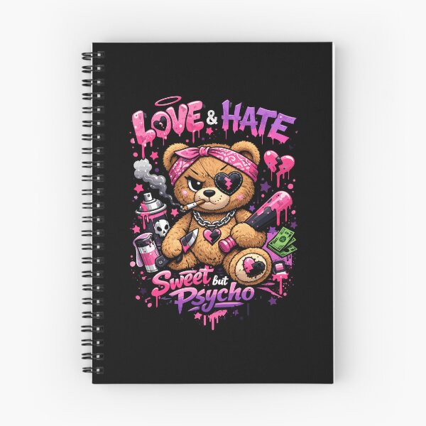 Item preview, Love & Hate Choose Your Side Teddy Bear Valentine's Day Dark designed and sold by Sitchko.