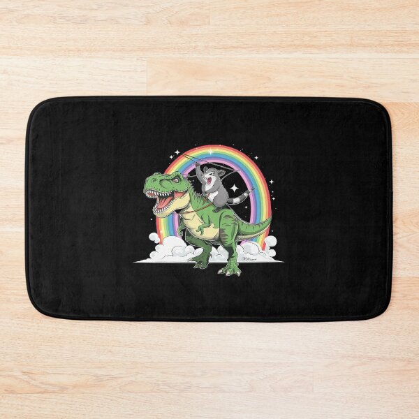 Item preview, Possum Opossum Riding Dinosaur T Rex Trash Garbage designed and sold by joyouartArt.