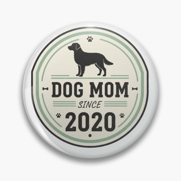 Item preview, Dog Mom Since 2020 Personalized Sticker - Custom Pet Parent Gift Dog Owner New Puppy Tags designed and sold by RealVibeVault.