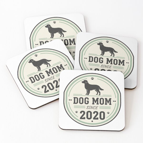Item preview, Dog Mom Since 2020 Personalized Sticker - Custom Pet Parent Gift Dog Owner New Puppy Tags designed and sold by RealVibeVault.
