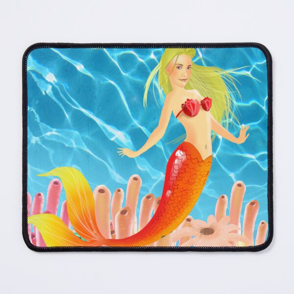 Item preview, Mermaid on Blue V2 designed and sold by Digital Attic 95.