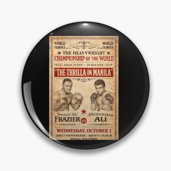 Item preview, Reimagined Thrilla in Manila Poster designed and sold by halibutgoatramb.