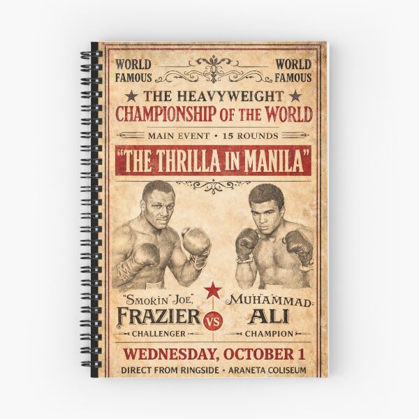 Item preview, Reimagined Thrilla in Manila Poster designed and sold by halibutgoatramb.