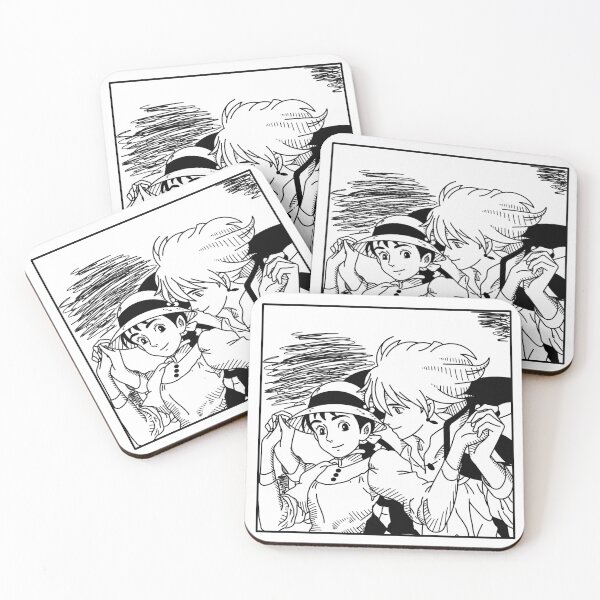 Item preview, howls moving castle designed and sold by Kama black&white.