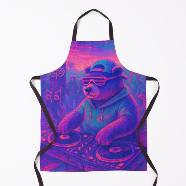 Item preview, Bear DJ Parade: Vaporwave Zoo Vibes designed and sold by LuxuryApparels.