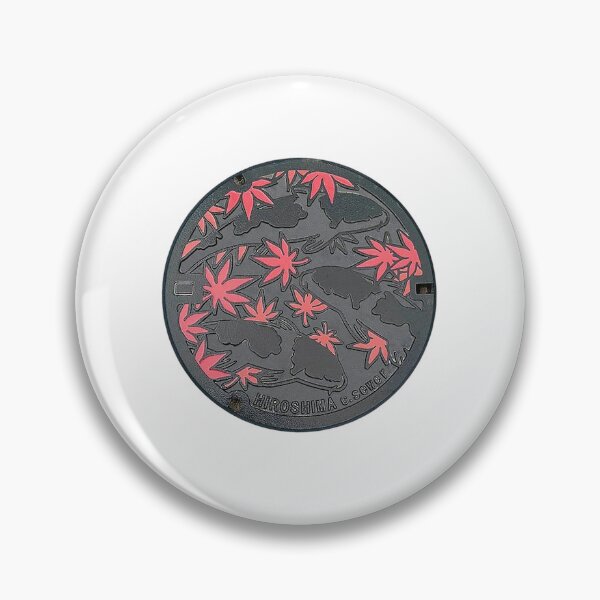 Item preview, Hiroshima City ver. 5, Hiroshima Manhole Cover designed and sold by blahdeedah.