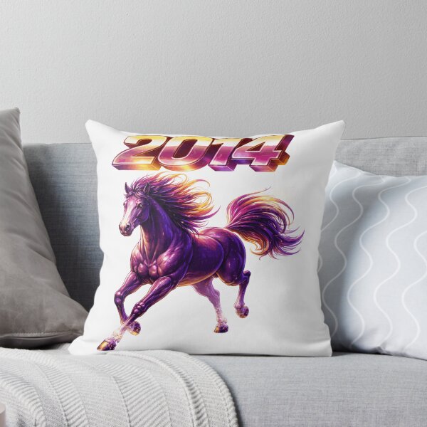 Item preview, 2014 Year of the Horse Eastern Zodiac Freedom Energy Passion Design designed and sold by AlexLineArt.
