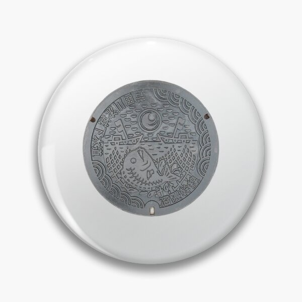 Item preview, Hiroshima Prefecture, Hiroshima Manhole Cover designed and sold by blahdeedah.