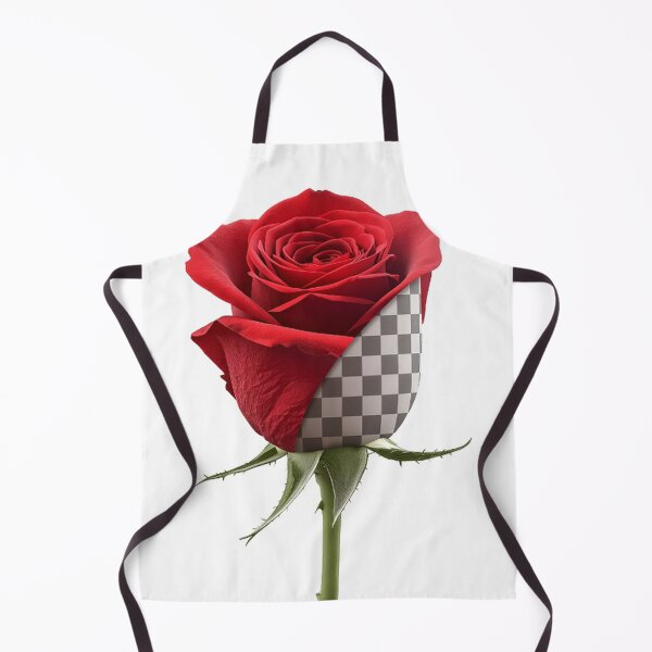 Item preview, Elegant Red Rose with Geometric Twist designed and sold by Wonderful Designs.