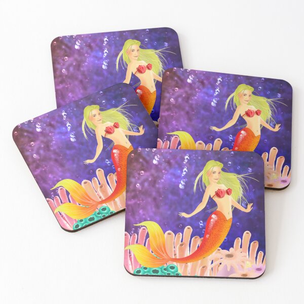 Item preview, Mermaid on Purple  designed and sold by Digital Attic 95.
