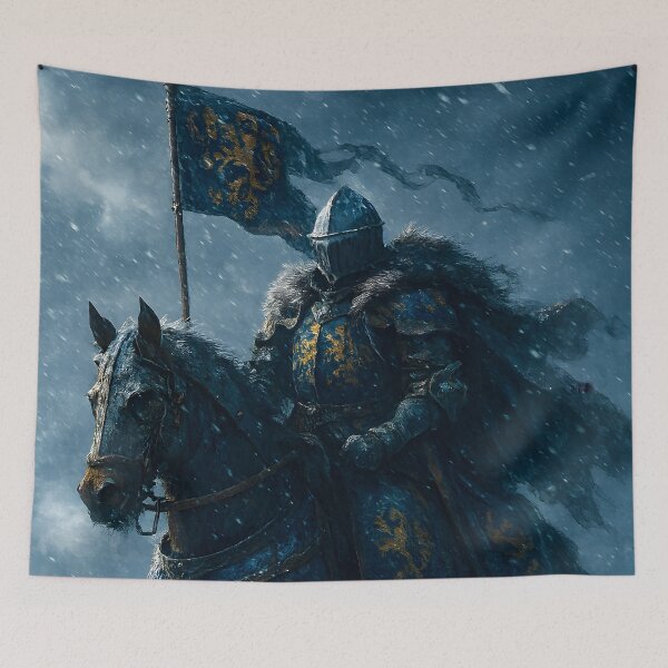 Item preview, Knight in the Snow Storm designed and sold by Marcicev-Bojan.