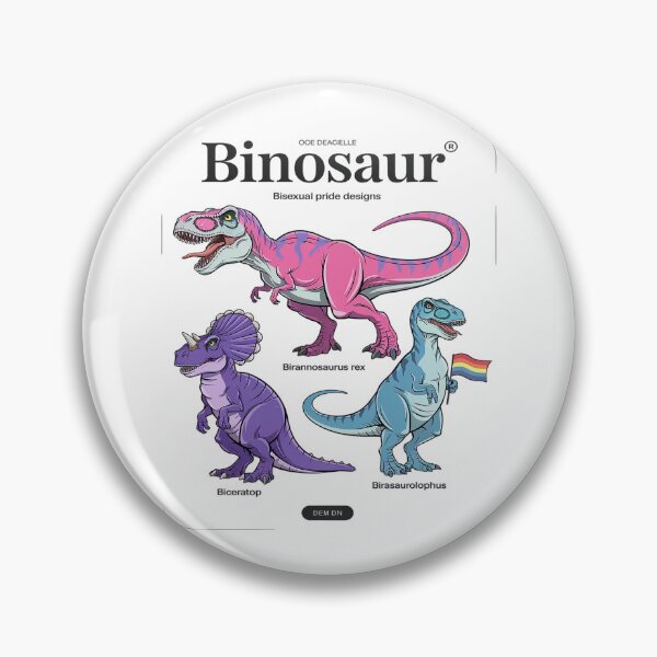 Artikelvorschau, Binosaur Dinosaurier LGBT Schwul Bi Transgender Stolz entworfen und verkauft von joyouartArt.