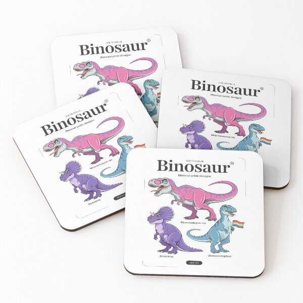 Item preview, Binosaur Dinosaur LGBT Gay Bi Transgender Pride  designed and sold by joyouartArt.