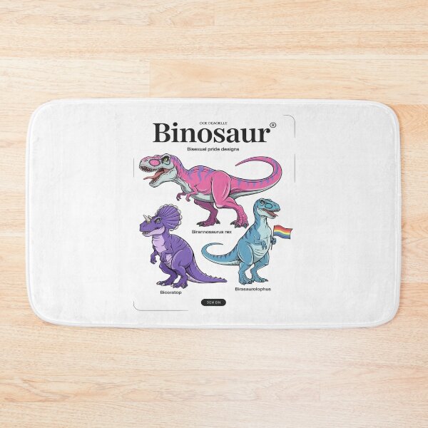 Item preview, Binosaur Dinosaur LGBT Gay Bi Transgender Pride  designed and sold by joyouartArt.
