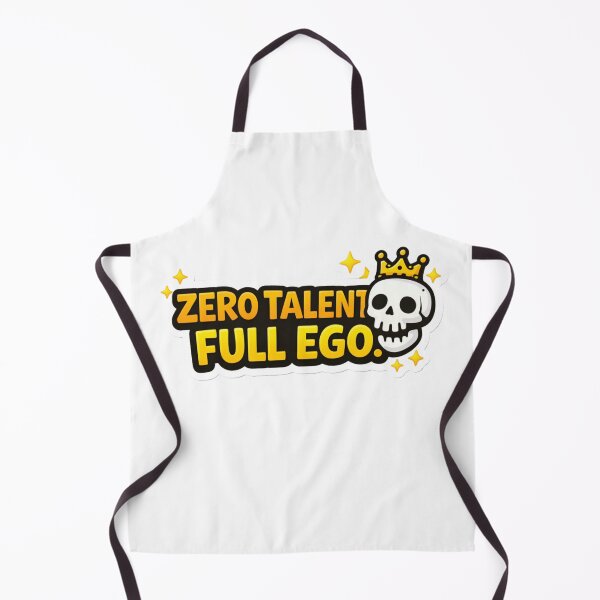 Item preview, Zero Talent Full Ego Savage Quote Sticker | Funny Sarcastic Text designed and sold by RelateAndTee.