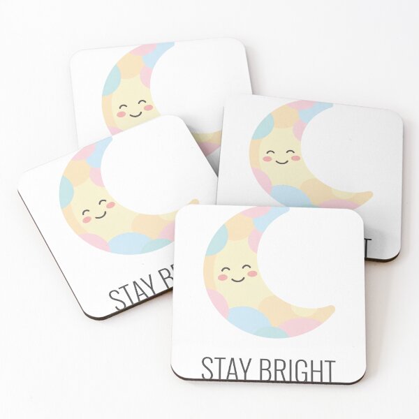 Item preview, Stay Bright Cute Moon Pastel Aesthetic designed and sold by Bambear.