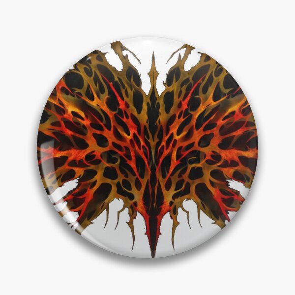 Item preview, Fiery Butterfly Wings T-Shirt | Dark Flame Gothic Streetwear Tee designed and sold by KDesignCrafts.