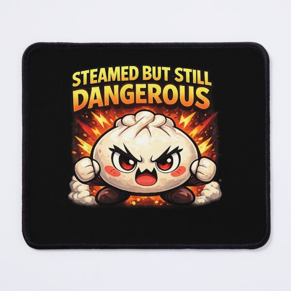 Item preview, Steamed But Still Dangerous – Power Puff Bao Bun Anime Shirt designed and sold by Kevin Shearer.