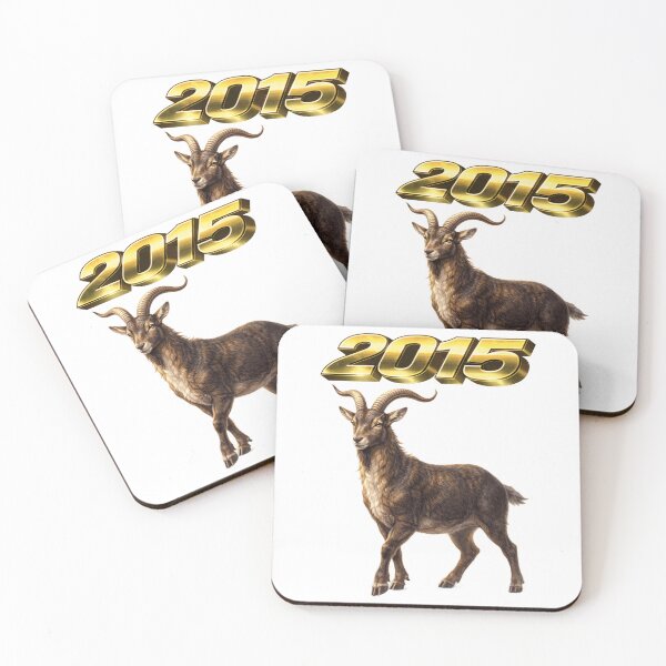 Item preview, 2015 Year of the Goat Eastern Zodiac Harmony Creativity Calm Strength Design designed and sold by AlexLineArt.