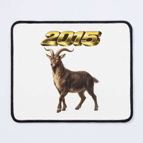 Item preview, 2015 Year of the Goat Eastern Zodiac Harmony Creativity Calm Strength Design designed and sold by AlexLineArt.