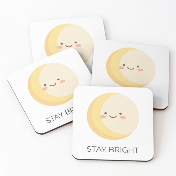 Item preview, Stay Bright Cute Yellow Moon Night designed and sold by Bambear.