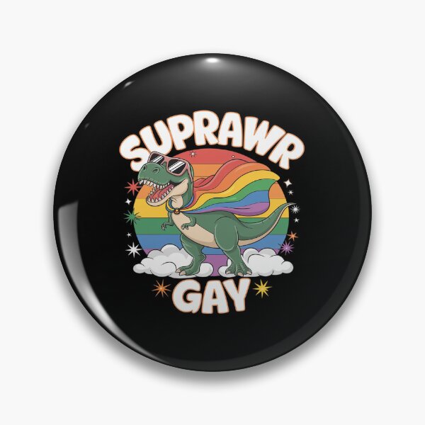 Item preview, Super Gay Dinosaur LGBT Flag Gay Pride Party Parade Men 1  designed and sold by joyouartArt.