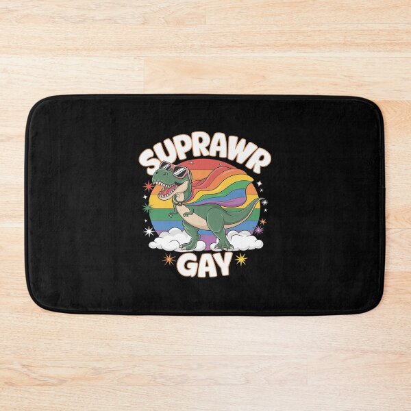 Item preview, Super Gay Dinosaur LGBT Flag Gay Pride Party Parade Men 1  designed and sold by joyouartArt.
