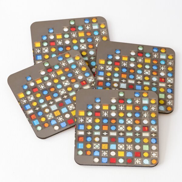 Item preview, Squares Graphic Mosaic Pattern (image size 7840x11680) designed and sold by Digital-Davinci.