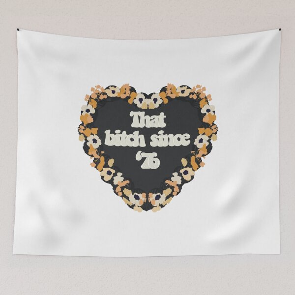 Item preview, That Bitch Since '76 Love Heart Birthday Cake designed and sold by FreeOrca.