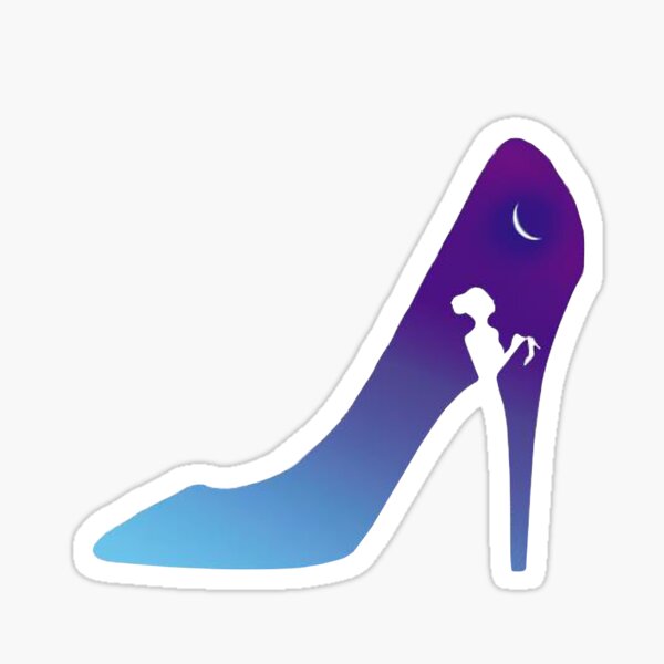 Cinderella Broadway Glass Slipper Musical Rodgers & Hammerstein Sticker