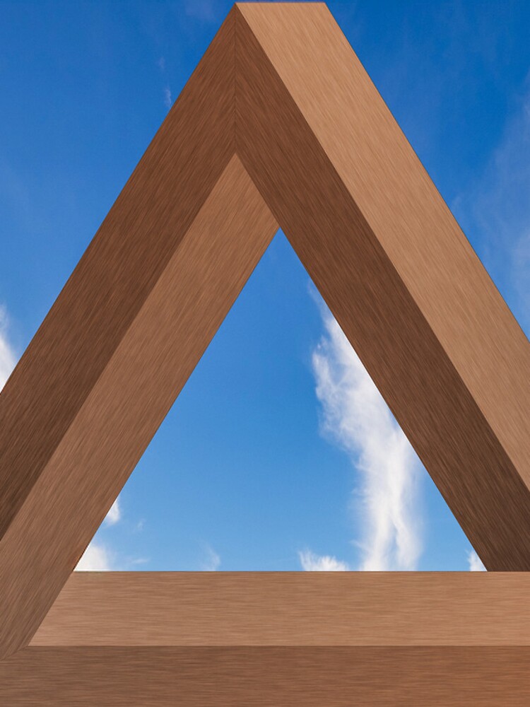 Thumbnail 4 of 4, iPhone Case, Penrose Impossible Triangle designed and sold by RJWImages.