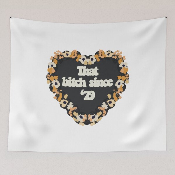 Item preview, That Bitch Since '79 Love Heart Birthday Cake designed and sold by FreeOrca.