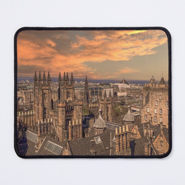 Item preview, Colourful Edinburgh Skyline at Sunset designed and sold by RJW Images.