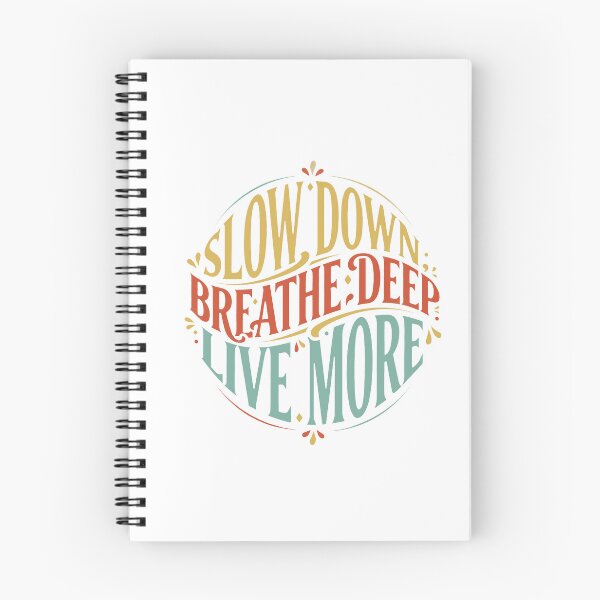 Item preview, SLOW DOWN BREATHE DEEP LIVE MORE- T-shirt design for valentines, simple, unique and customized Unisex   designed and sold by RJRDesignStore1.