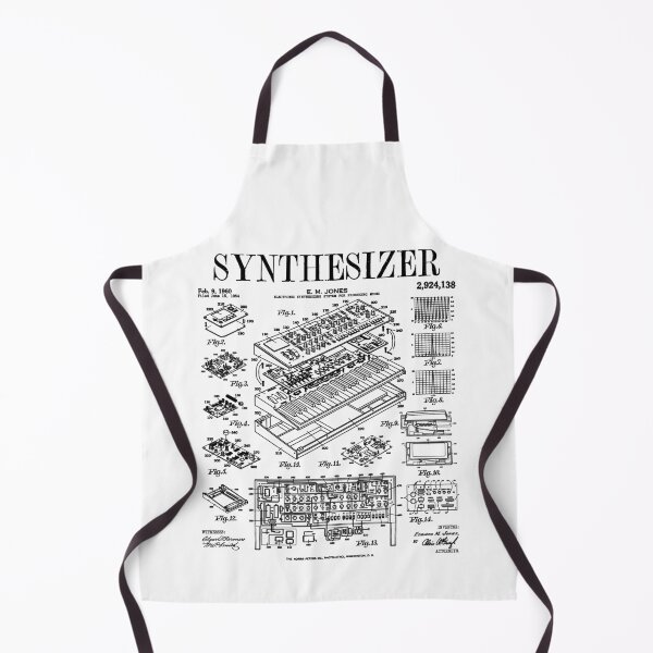 Item preview, Synthesizer Synth Electronic Music Producer Vintage Patent designed and sold by GrandeDuc.