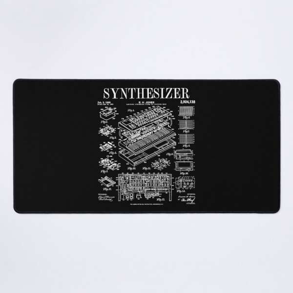 Item preview, Synthesizer Synth Electronic Music Producer Vintage Patent designed and sold by GrandeDuc.
