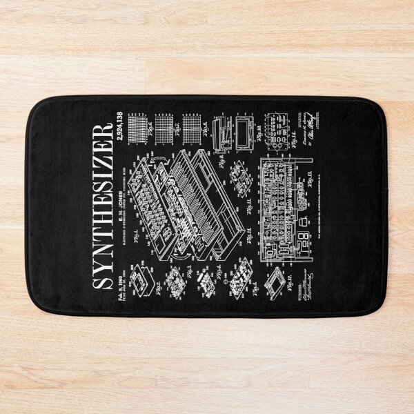 Item preview, Synthesizer Synth Electronic Music Producer Vintage Patent designed and sold by GrandeDuc.